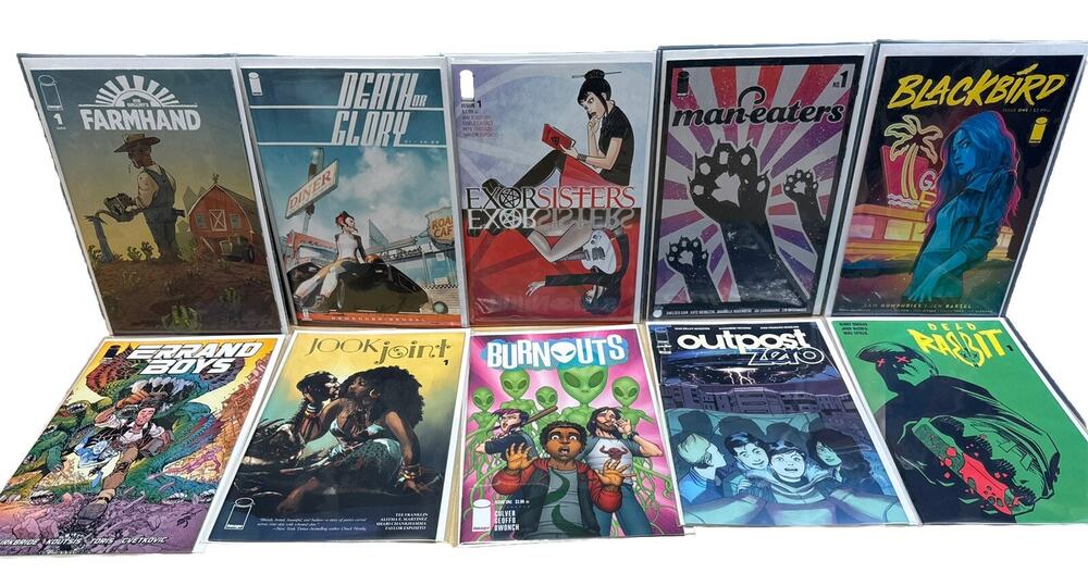 10 Image Comics #1 Lot Farmhand Death Or Glory Exorsisters Man Eaters Blackbird